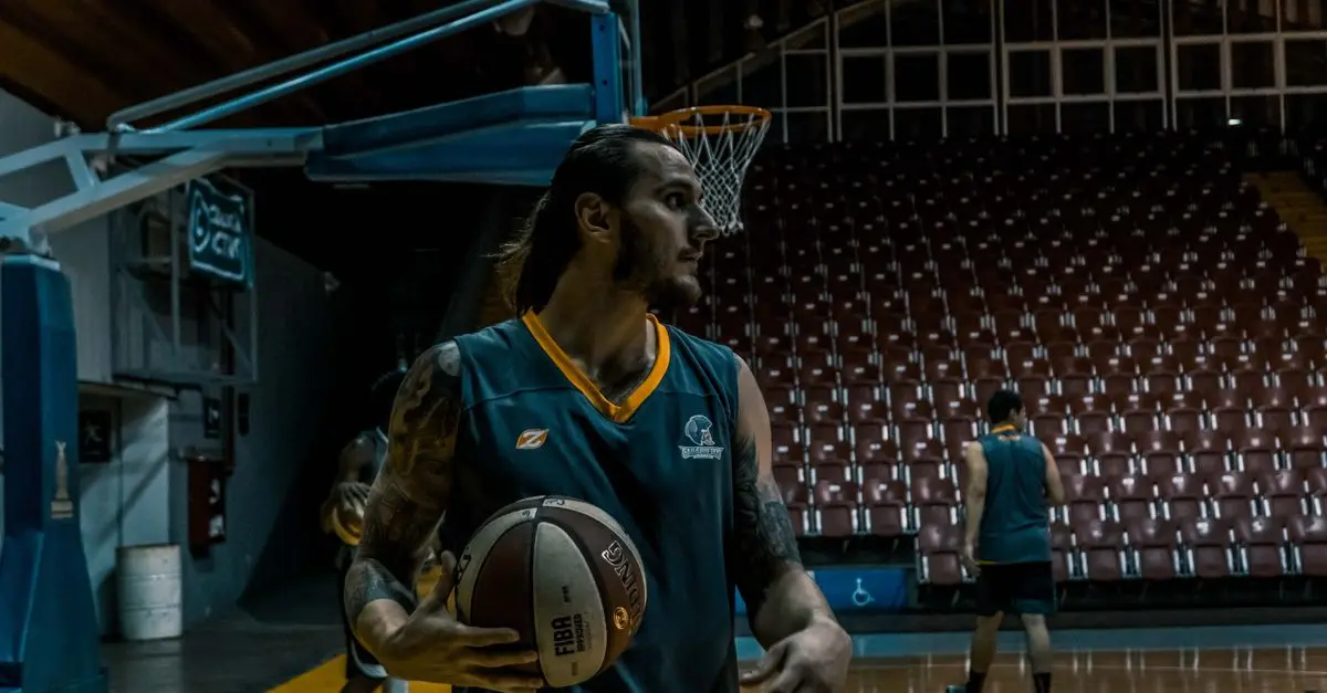 Le Stretching Avant un Match de Basketball